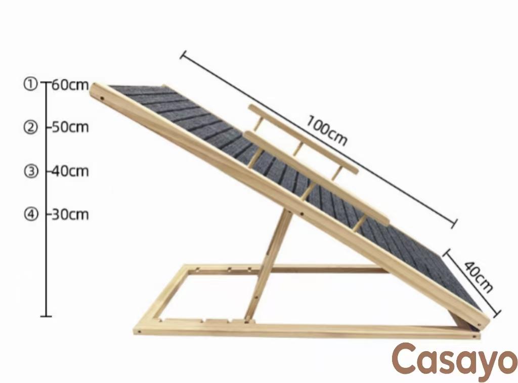 Large Pet Straight Staircase(With Handrail)