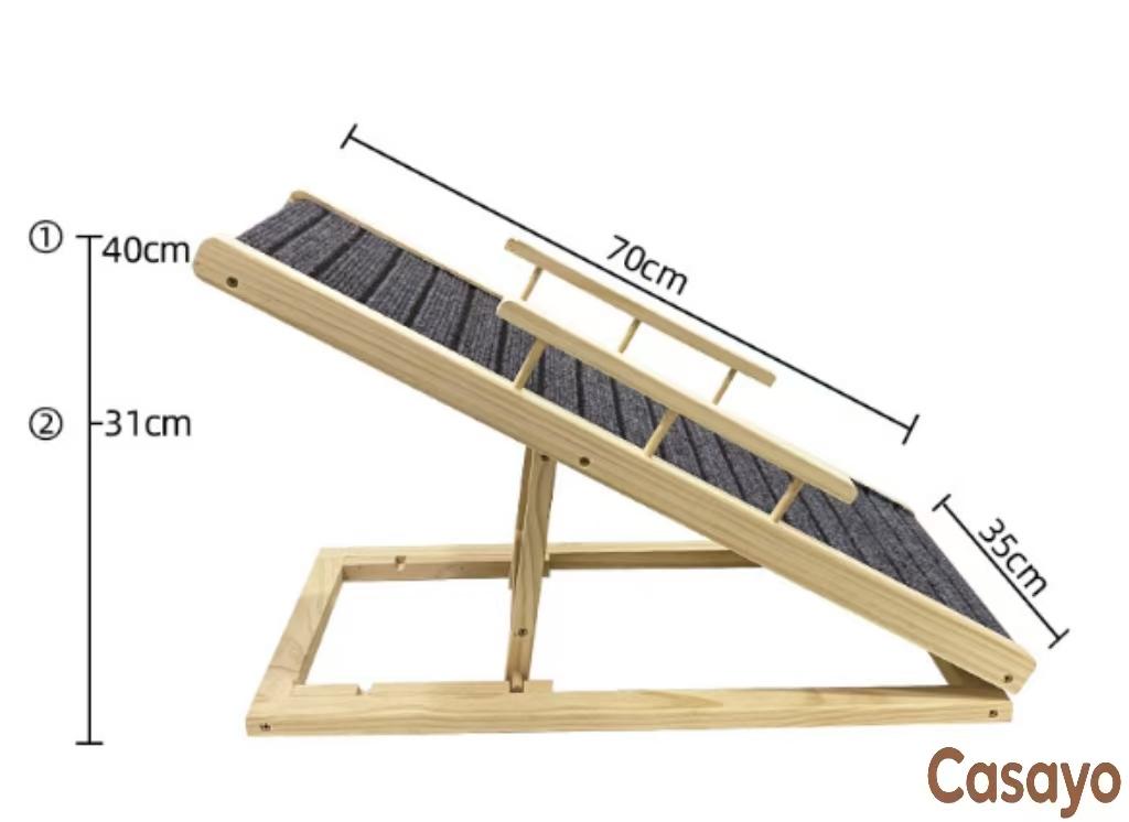 Small Pet Straight Staircase(With Handrail)